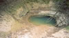 The head pool at Fontaine du Truffe. Note how it looks nice and blue before anyone's been in it. (120,969 bytes)