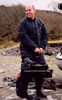 Jeremy with drysuit around his ankles. (73,782 bytes)