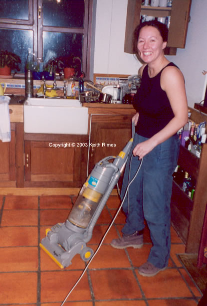 Jane with a hoover!