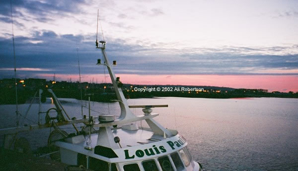 Sunset in St. Vaast.