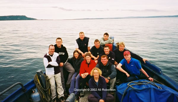 Group photo coming back in to Portland.